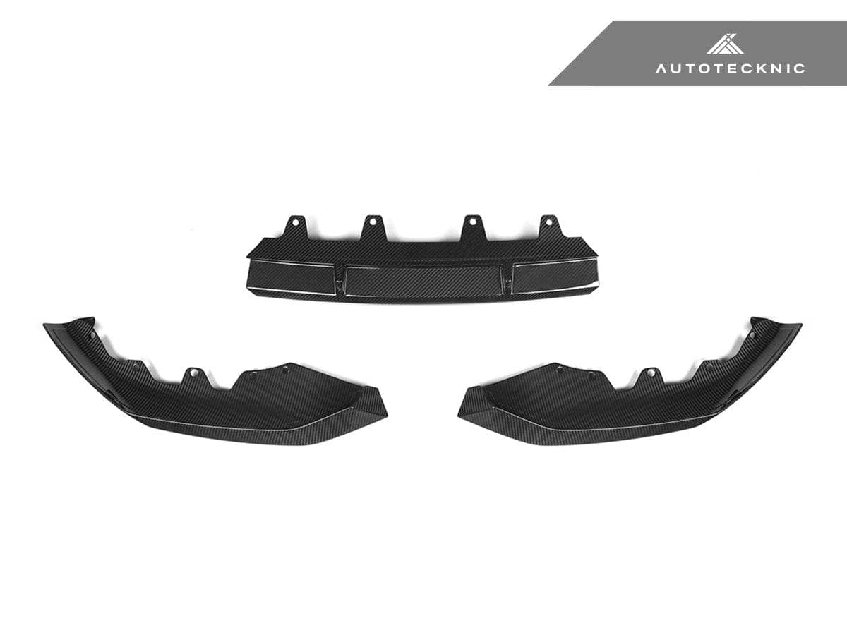 Kies-Motorsports AutoTecknic USA AutoTecknic Dry Carbon Competition Front Aero Lip - G30 5-Series M-Sport LCI