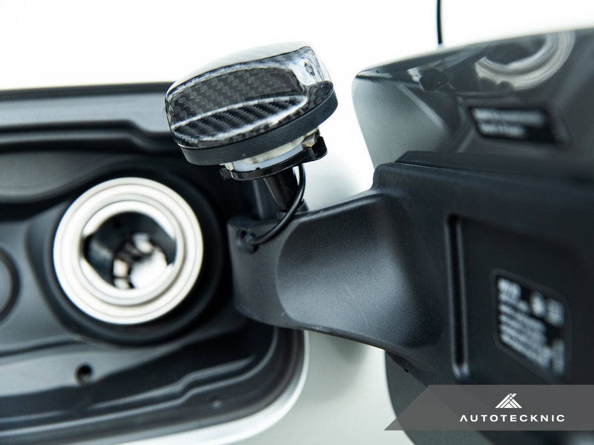 Kies-Motorsports AutoTecknic USA AutoTecknic Dry Carbon Competition Fuel Cap Cover - F87 M2 | M2 Competition