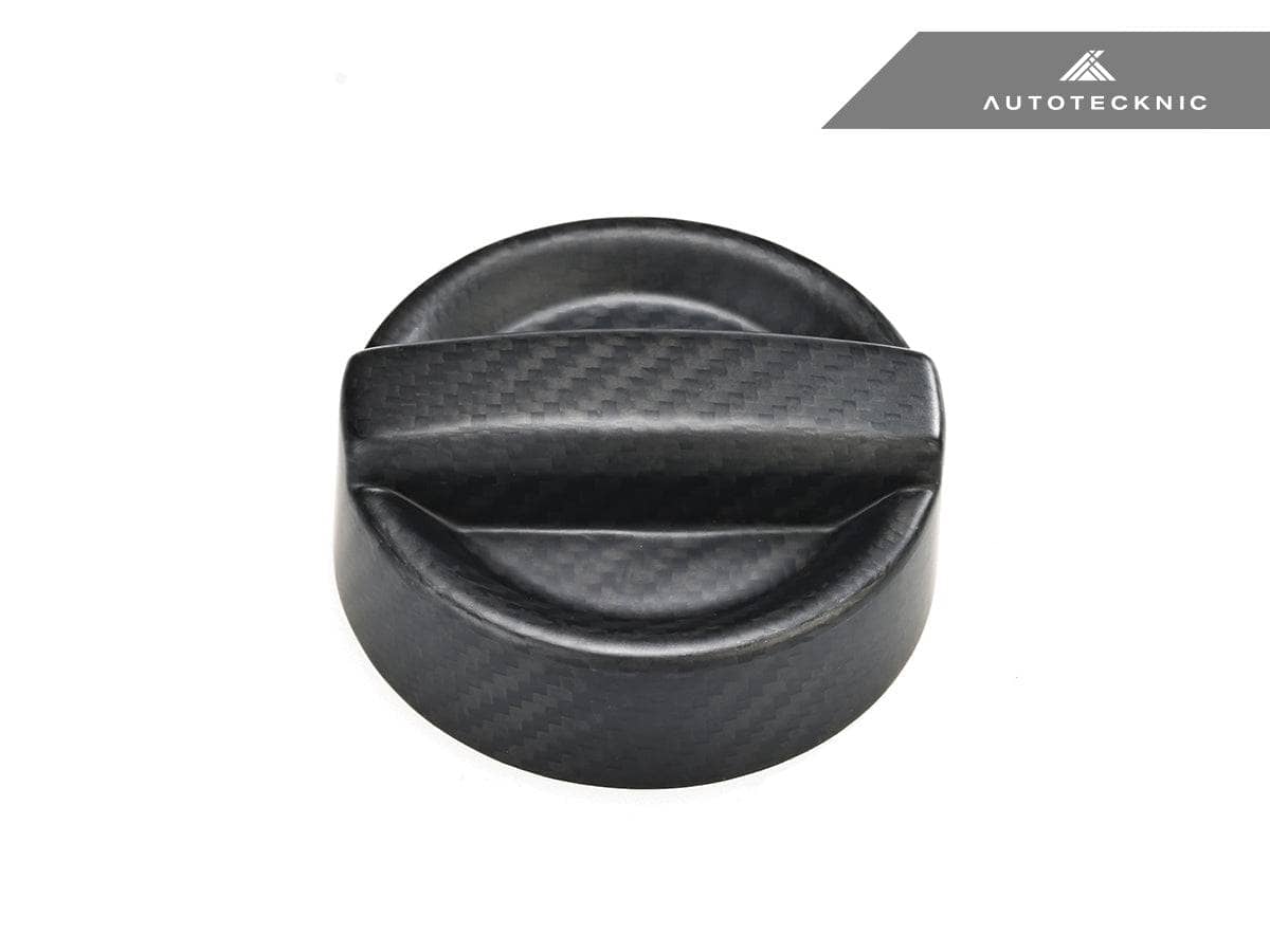 Kies-Motorsports AutoTecknic USA AutoTecknic Dry Carbon Competition Oil Cap Cover - F30 3-Series