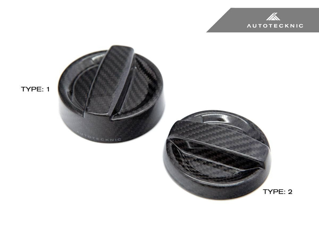 Kies-Motorsports AutoTecknic USA AutoTecknic Dry Carbon Competition Oil Cap Cover - F30 3-Series