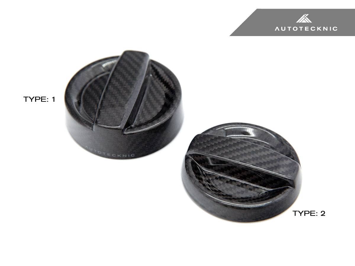 Kies-Motorsports AutoTecknic USA AutoTecknic Dry Carbon Competition Oil Cap Cover - F30 3-Series