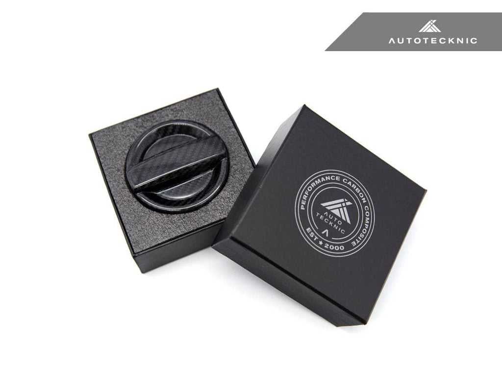 Kies-Motorsports AutoTecknic USA AutoTecknic Dry Carbon Competition Oil Cap Cover - F30 3-Series