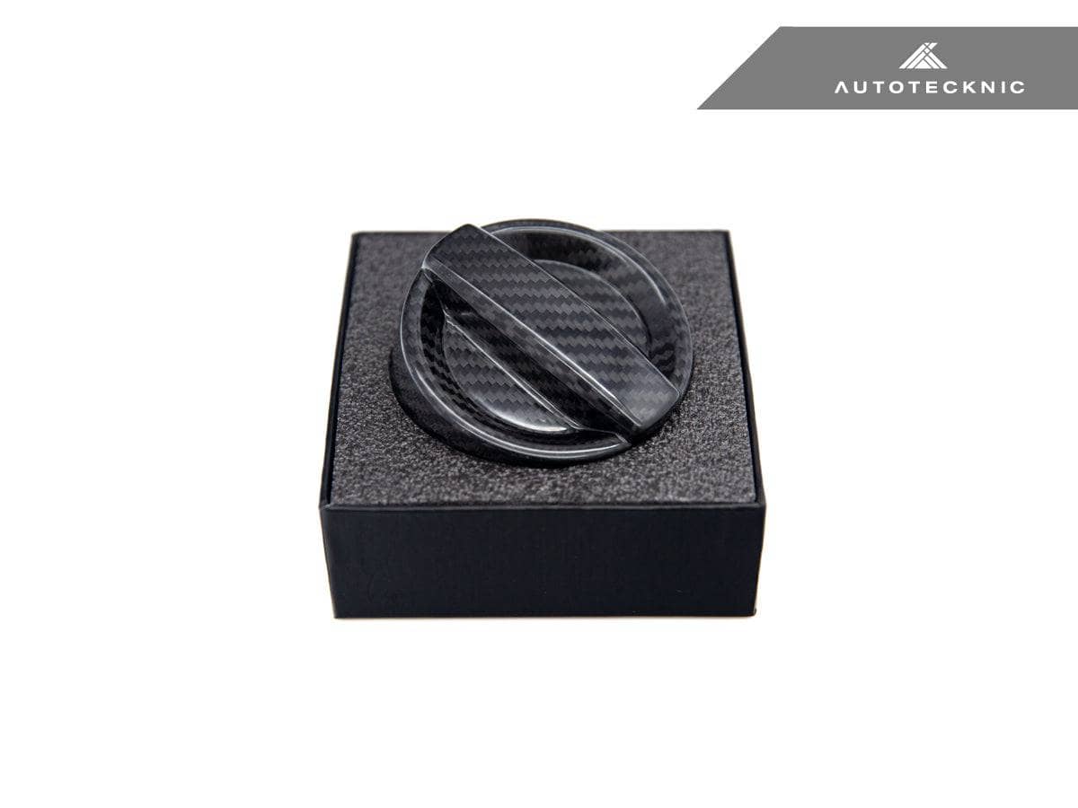 Kies-Motorsports AutoTecknic USA AutoTecknic Dry Carbon Competition Oil Cap Cover - F30 3-Series
