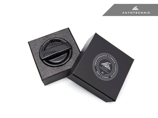 Kies-Motorsports AutoTecknic USA AutoTecknic Dry Carbon Competition Oil Cap Cover - F44 2-Series