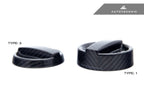 Kies-Motorsports AutoTecknic USA AutoTecknic Dry Carbon Competition Oil Cap Cover - F55/ F56/ F57 MINI Cooper Black Carbon - 3K Twill Weave (2X2) / Type 1 / No