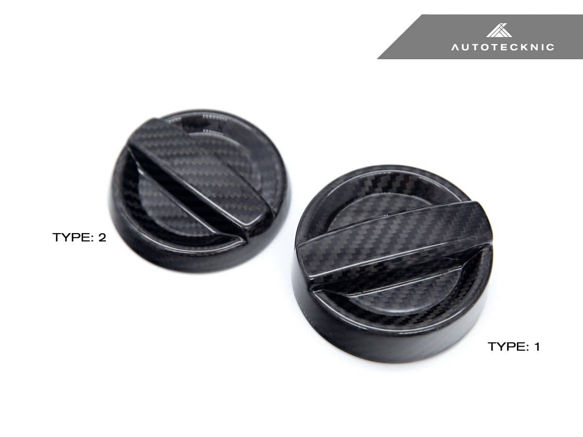 Kies-Motorsports AutoTecknic USA AutoTecknic Dry Carbon Competition Oil Cap Cover - G22 4-Series