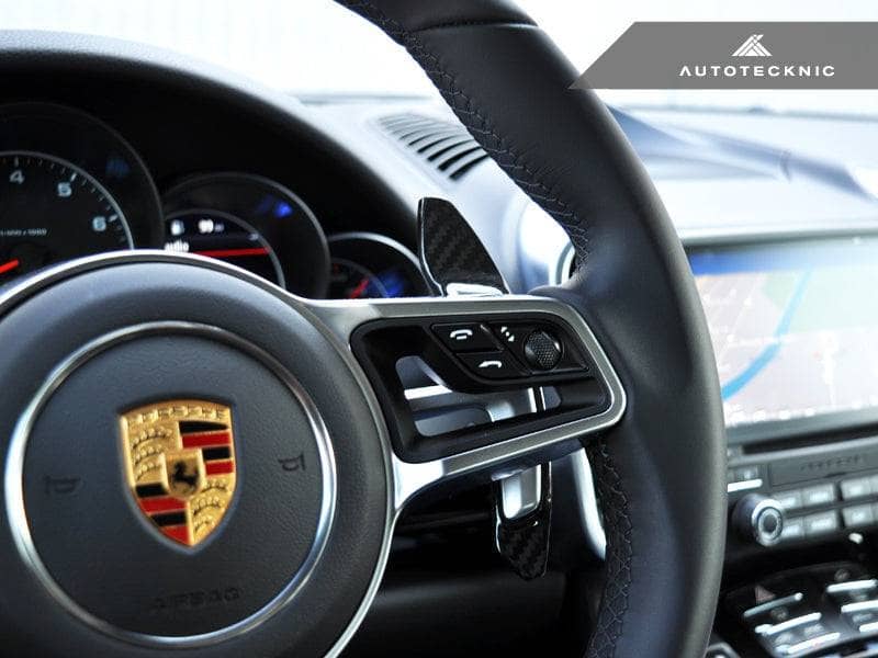 Kies-Motorsports AutoTecknic USA AutoTecknic Dry Carbon Competition Shift Paddles - Porsche 991.2 Carrera/ Turbo/ GT3 | 991 GT3RS