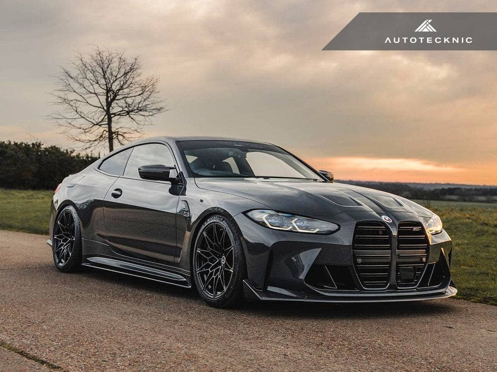 Kies-Motorsports AutoTecknic USA AutoTecknic Dry Carbon Competition Sport Front Aero Lip - G80 M3 | G82/ G83 M4