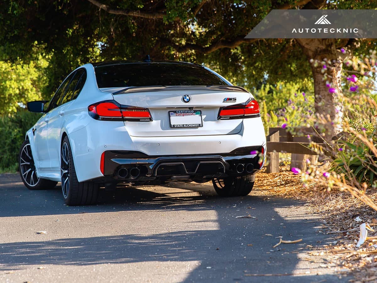 Kies-Motorsports AutoTecknic USA AutoTecknic Dry Carbon Competition Sport Rear Diffuser - F90 M5
