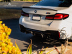 Kies-Motorsports AutoTecknic USA AutoTecknic Dry Carbon Competition Sport Rear Diffuser - F90 M5