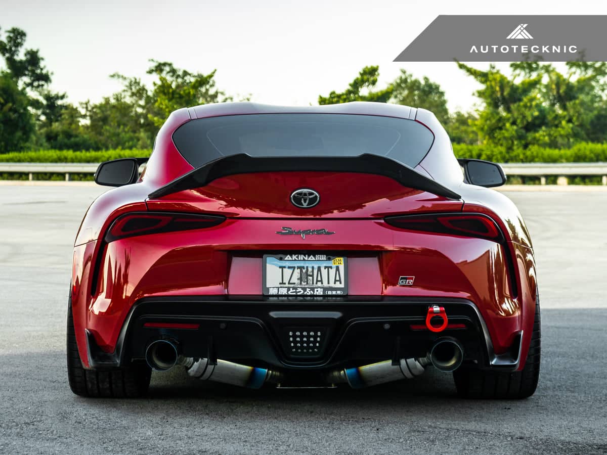 AutoTecknic Dry Carbon Competizione Trunk Spoiler - A90 Supra 2020-Up Secondary image