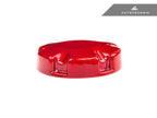 Kies-Motorsports AutoTecknic USA AutoTecknic Dry Carbon Coolant Expansion Tank Cap Cover 3K Twill Weave (2X2) / Gloss Red Fiber