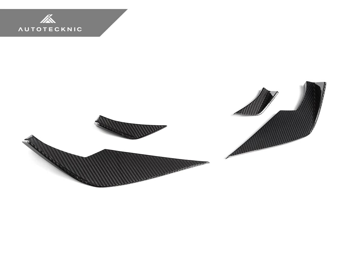 Kies-Motorsports AutoTecknic USA AutoTecknic Dry Carbon Corsa Canard Set - G80 M3 | G82 M4
