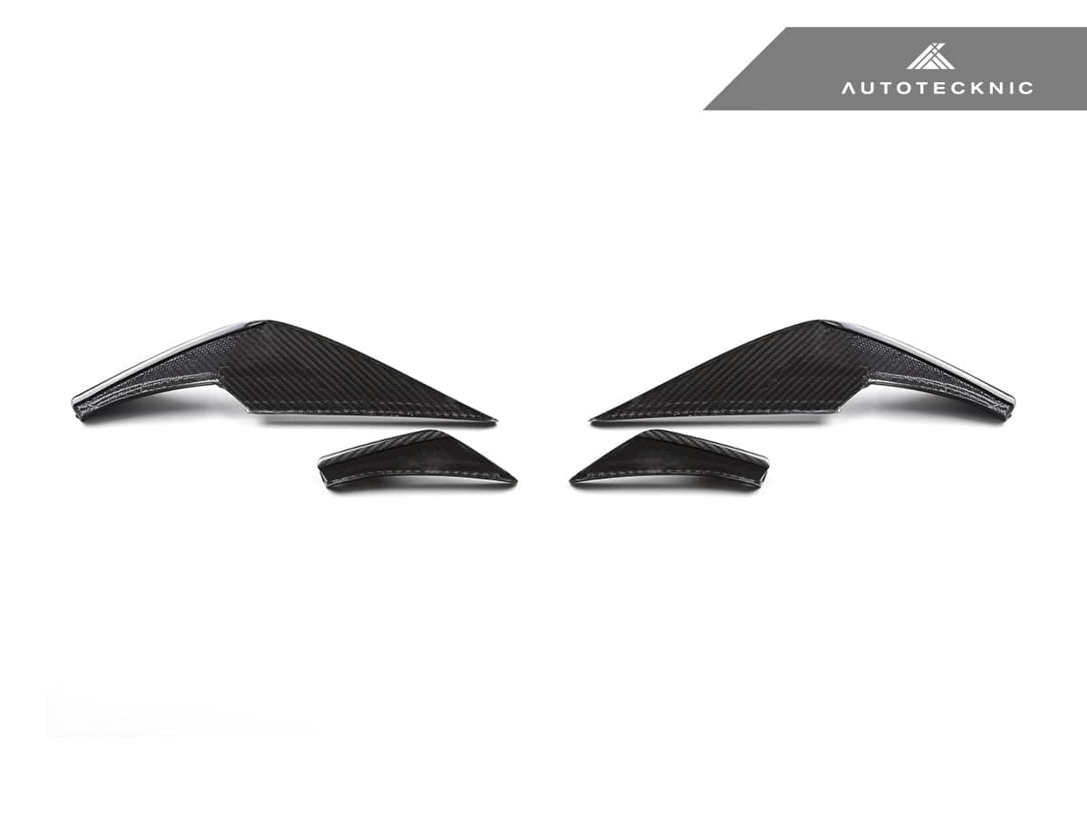 Kies-Motorsports AutoTecknic USA AutoTecknic Dry Carbon Corsa Canard Set - G80 M3 | G82 M4