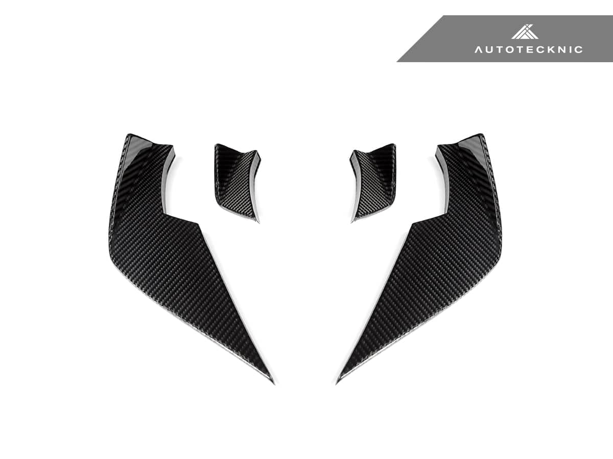 Kies-Motorsports AutoTecknic USA AutoTecknic Dry Carbon Corsa Canard Set - G80 M3 | G82 M4