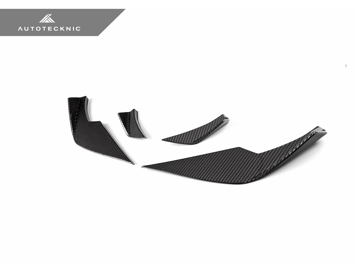 Kies-Motorsports AutoTecknic USA AutoTecknic Dry Carbon Corsa Canard Set - G80 M3 | G82 M4