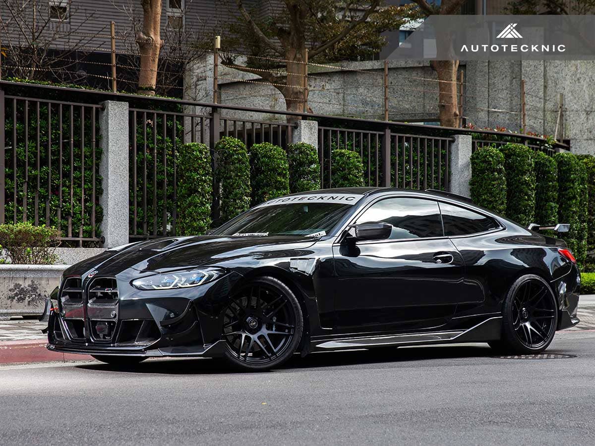 Kies-Motorsports AutoTecknic USA AutoTecknic Dry Carbon Corsa Front Aero Lip - G80 M3 | G82/ G83 M4