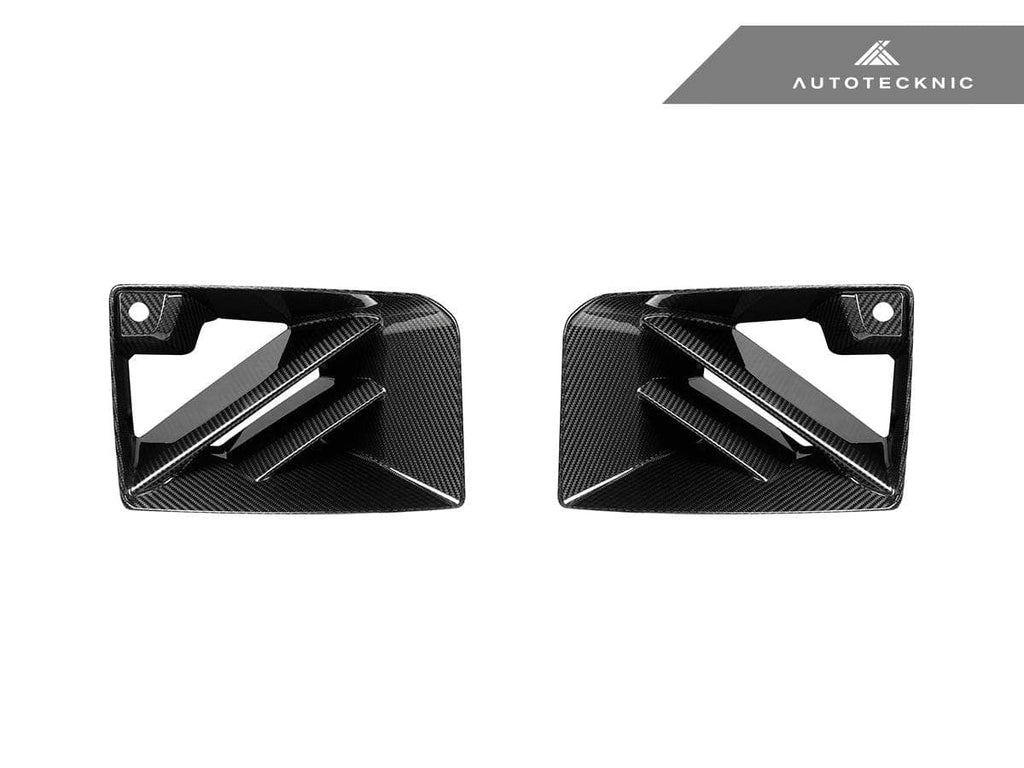 Kies-Motorsports AutoTecknic USA AutoTecknic Dry Carbon Corsa Front Air Inlet Trim Set - G87 M2 G87 M2