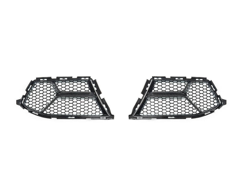 Kies-Motorsports AutoTecknic USA AutoTecknic Dry Carbon Corsa Front Bumper Lower Vent Set - BMW G80 M3 | G82/ G83 M4