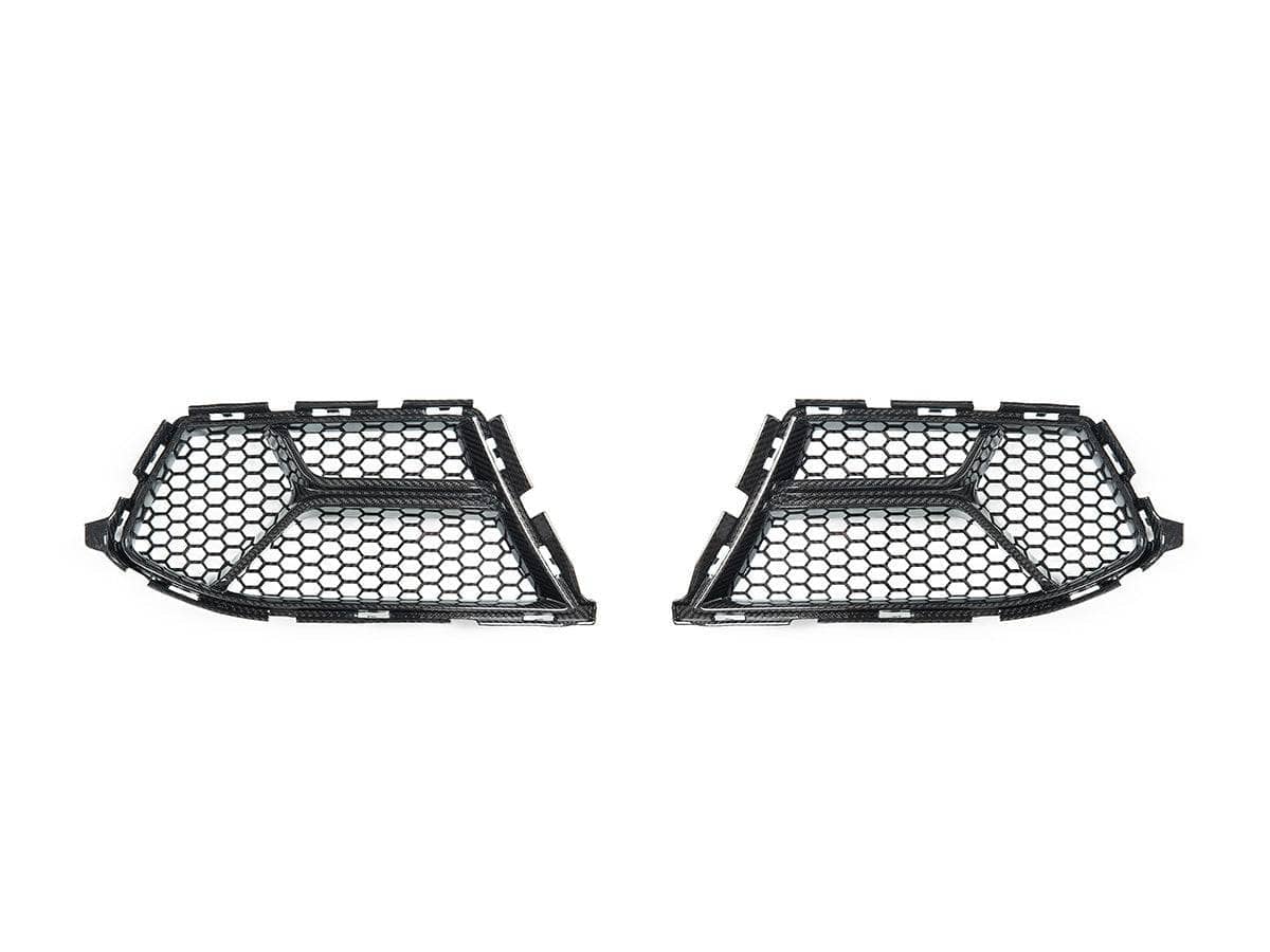 Kies-Motorsports AutoTecknic USA AutoTecknic Dry Carbon Corsa Front Bumper Lower Vent Set - BMW G80 M3 | G82/ G83 M4