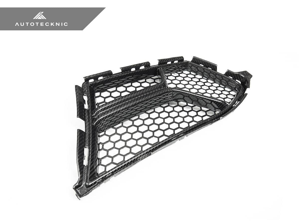 Kies-Motorsports AutoTecknic USA AutoTecknic Dry Carbon Corsa Front Bumper Lower Vent Set - G80 M3 | G82/ G83 M4