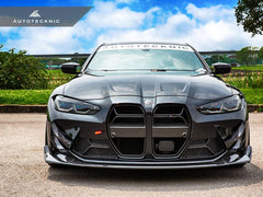 Kies-Motorsports AutoTecknic USA AutoTecknic Dry Carbon Corsa Front Bumper Lower Vent Set - G80 M3 | G82/ G83 M4