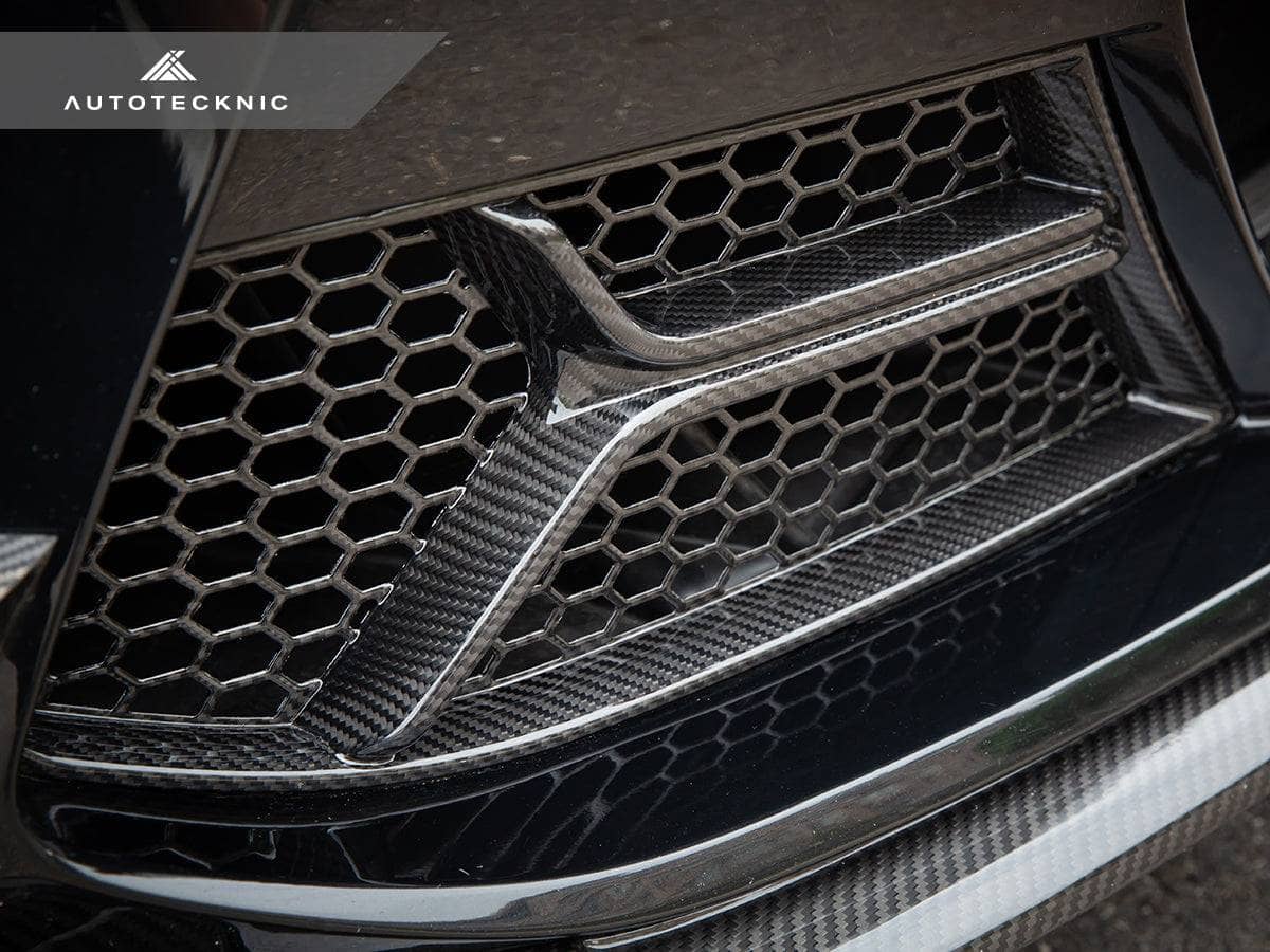 Kies-Motorsports AutoTecknic USA AutoTecknic Dry Carbon Corsa Front Bumper Lower Vent Set - G80 M3 | G82/ G83 M4