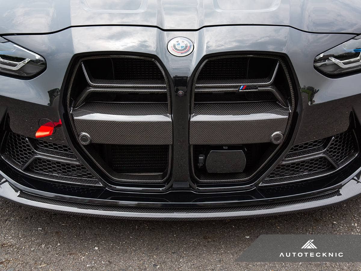 Kies-Motorsports AutoTecknic USA AutoTecknic Dry Carbon Corsa Front Bumper Lower Vent Set - G80 M3 | G82/ G83 M4