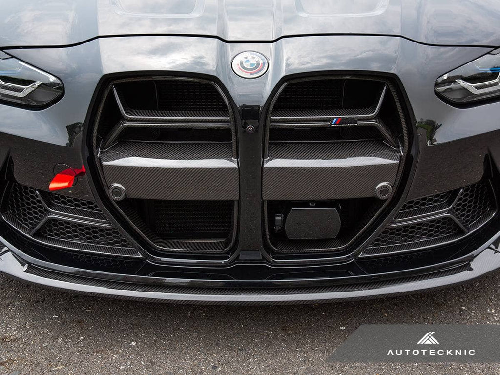 Kies-Motorsports AutoTecknic USA AutoTecknic Dry Carbon Corsa Front Bumper Lower Vent Set - G80 M3 | G82/ G83 M4