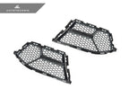 Kies-Motorsports AutoTecknic USA AutoTecknic Dry Carbon Corsa Front Bumper Lower Vent Set - G80 M3 | G82/ G83 M4