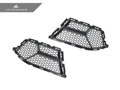 Kies-Motorsports AutoTecknic USA AutoTecknic Dry Carbon Corsa Front Bumper Lower Vent Set - G80 M3 | G82/ G83 M4