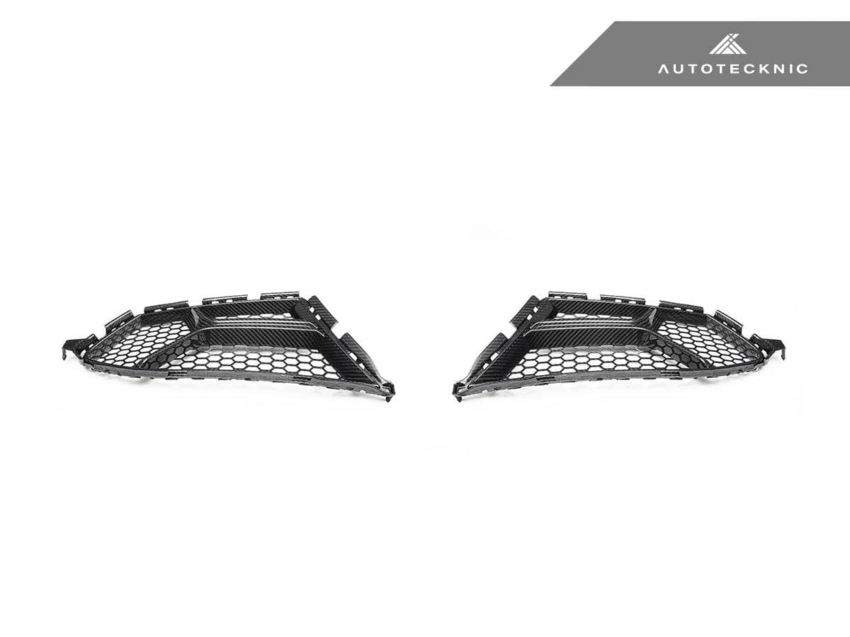 Kies-Motorsports AutoTecknic USA AutoTecknic Dry Carbon Corsa Front Bumper Lower Vent Set - G80 M3 | G82/ G83 M4