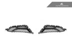 Kies-Motorsports AutoTecknic USA AutoTecknic Dry Carbon Corsa Front Bumper Lower Vent Set - G80 M3 | G82/ G83 M4