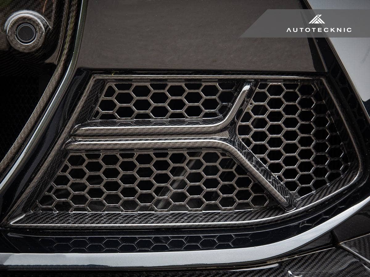 Kies-Motorsports AutoTecknic USA AutoTecknic Dry Carbon Corsa Front Bumper Lower Vent Set - G80 M3 | G82/ G83 M4