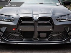 Kies-Motorsports AutoTecknic USA AutoTecknic Dry Carbon Corsa Front Bumper Lower Vent Set - G80 M3 | G82/ G83 M4