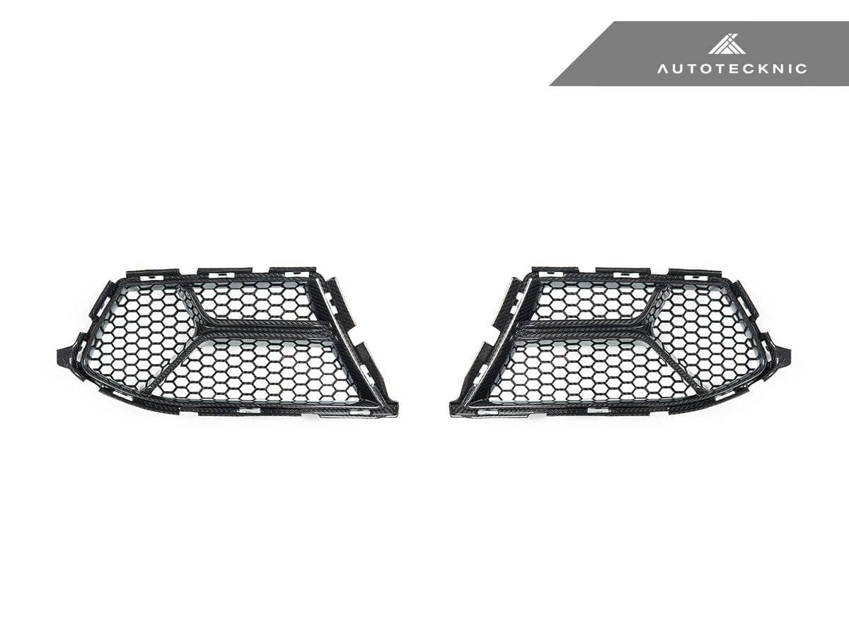 Kies-Motorsports AutoTecknic USA AutoTecknic Dry Carbon Corsa Front Bumper Lower Vent Set - G80 M3 | G82/ G83 M4