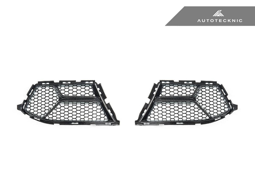 Kies-Motorsports AutoTecknic USA AutoTecknic Dry Carbon Corsa Front Bumper Lower Vent Set - G80 M3 | G82/ G83 M4
