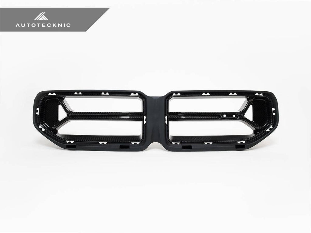 Kies-Motorsports AutoTecknic USA AutoTecknic Dry Carbon Corsa Front Grille - BMW G87 M2 Carbon Fiber - Gloss Finish / No