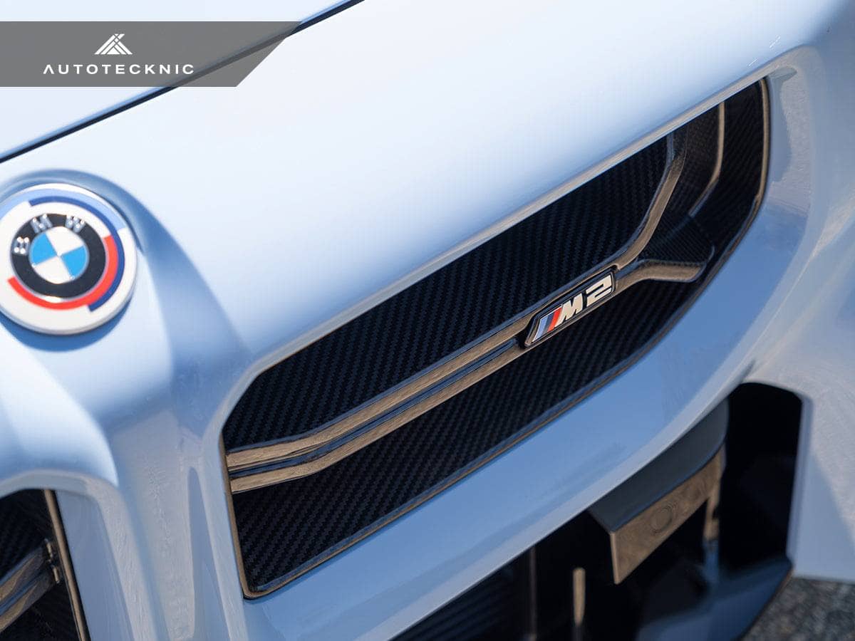 AutoTecknic Dry Carbon Corsa Front Grille - BMW G87 M2 Secondary image