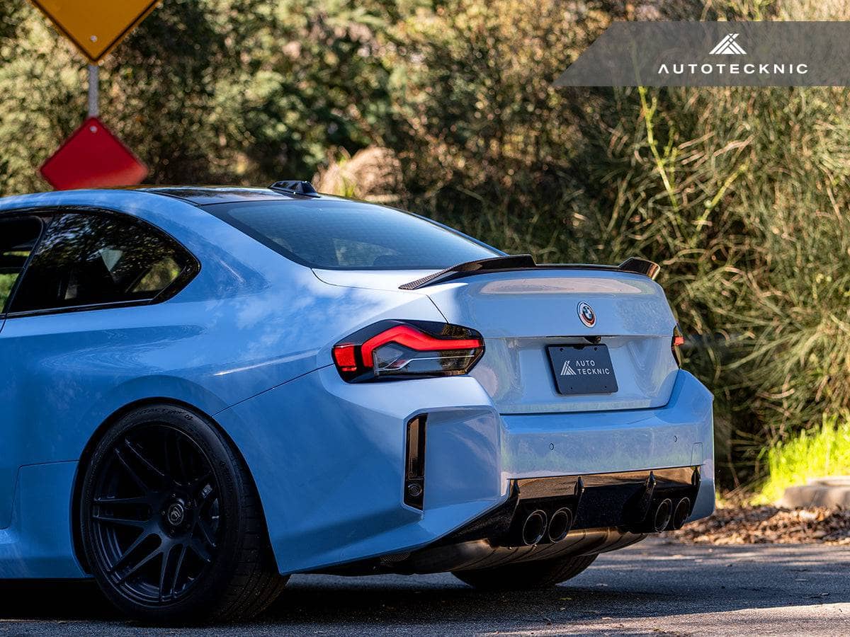 Kies-Motorsports AutoTecknic USA AutoTecknic Dry Carbon Corsa Trunk Spoiler - G87 M2