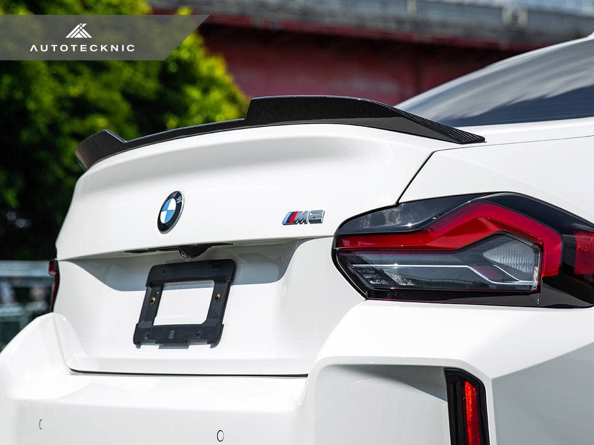 Kies-Motorsports AutoTecknic USA AutoTecknic Dry Carbon Corsa Trunk Spoiler - G87 M2