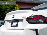 Kies-Motorsports AutoTecknic USA AutoTecknic Dry Carbon Corsa Trunk Spoiler - G87 M2