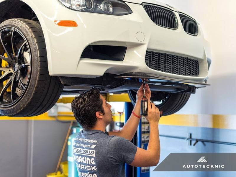 Kies-Motorsports AutoTecknic USA AutoTecknic Dry Carbon CRT Aero Front Lip - E90 M3 | E92 M3 | E93 M3
