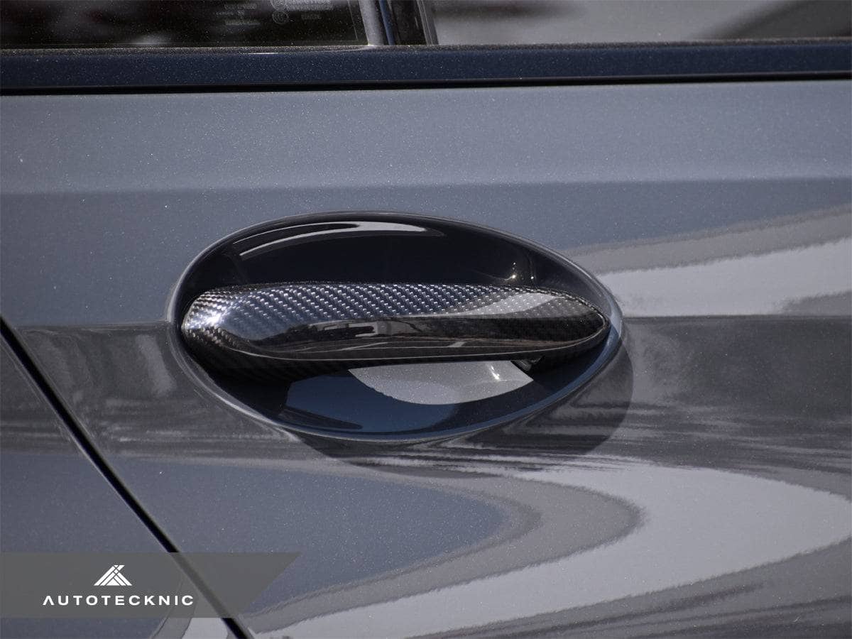 Kies-Motorsports AutoTecknic USA AutoTecknic Dry Carbon Door Handle Trim Set - G14 8-Series Convertible | G15 8-Series Coupe