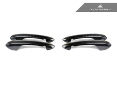 Kies-Motorsports AutoTecknic USA AutoTecknic Dry Carbon Door Handle Trim Set - G22 4-Series G22 4-Series Coupe / Gloss Finish