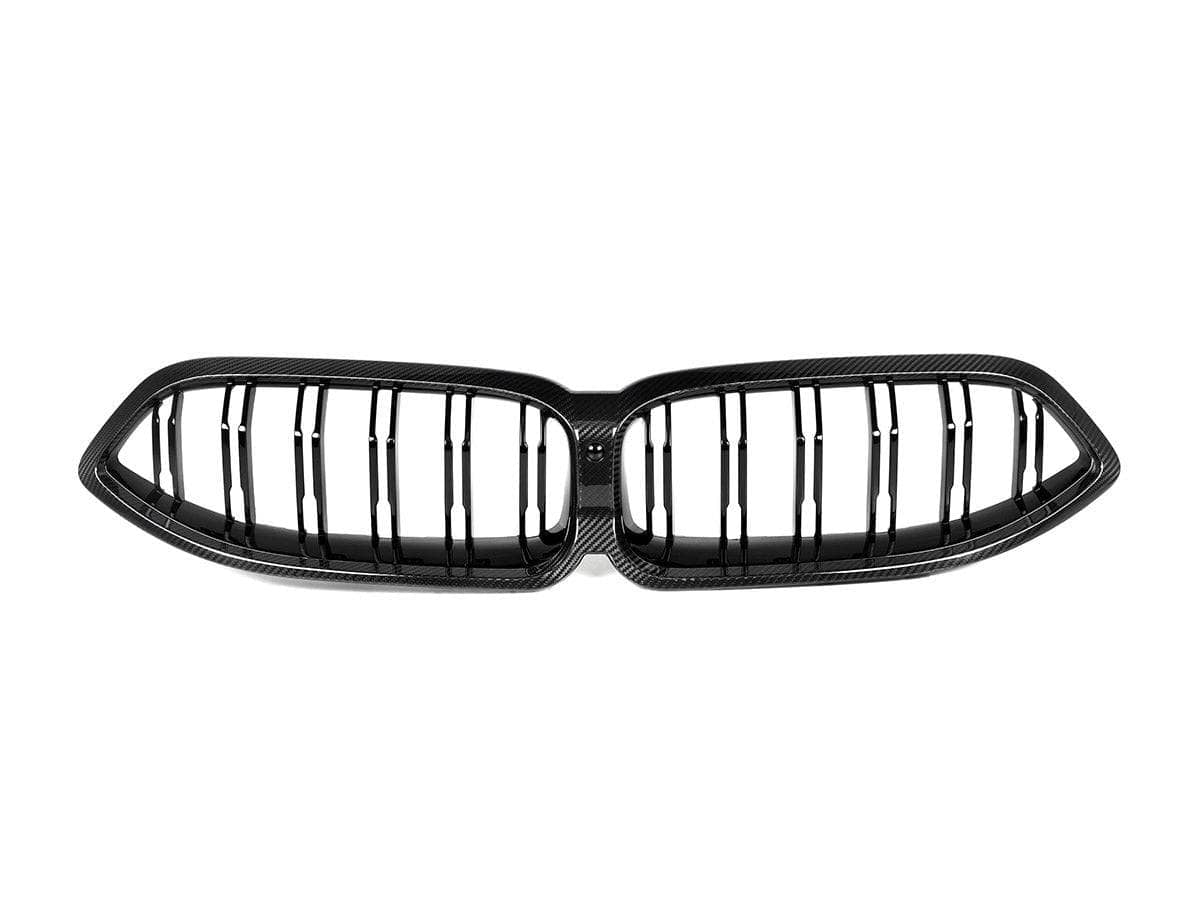 Kies-Motorsports AutoTecknic USA AutoTecknic Dry Carbon Dual-Slats Front Grille - BMW G14/ G15/ G16 8-Series