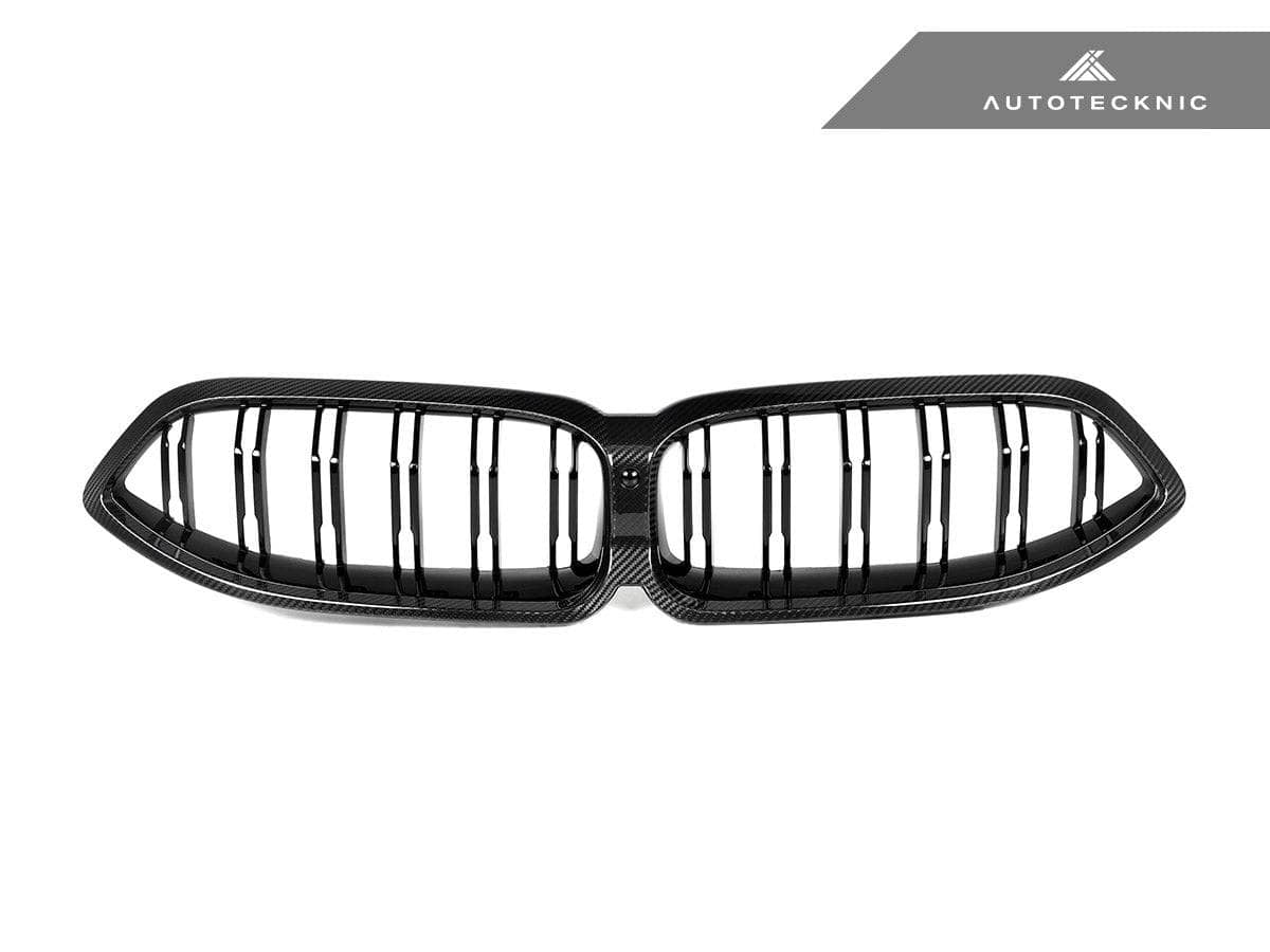 Kies-Motorsports AutoTecknic USA AutoTecknic Dry Carbon Dual-Slats Front Grille - G14/ G15/ G16 8-Series Main image