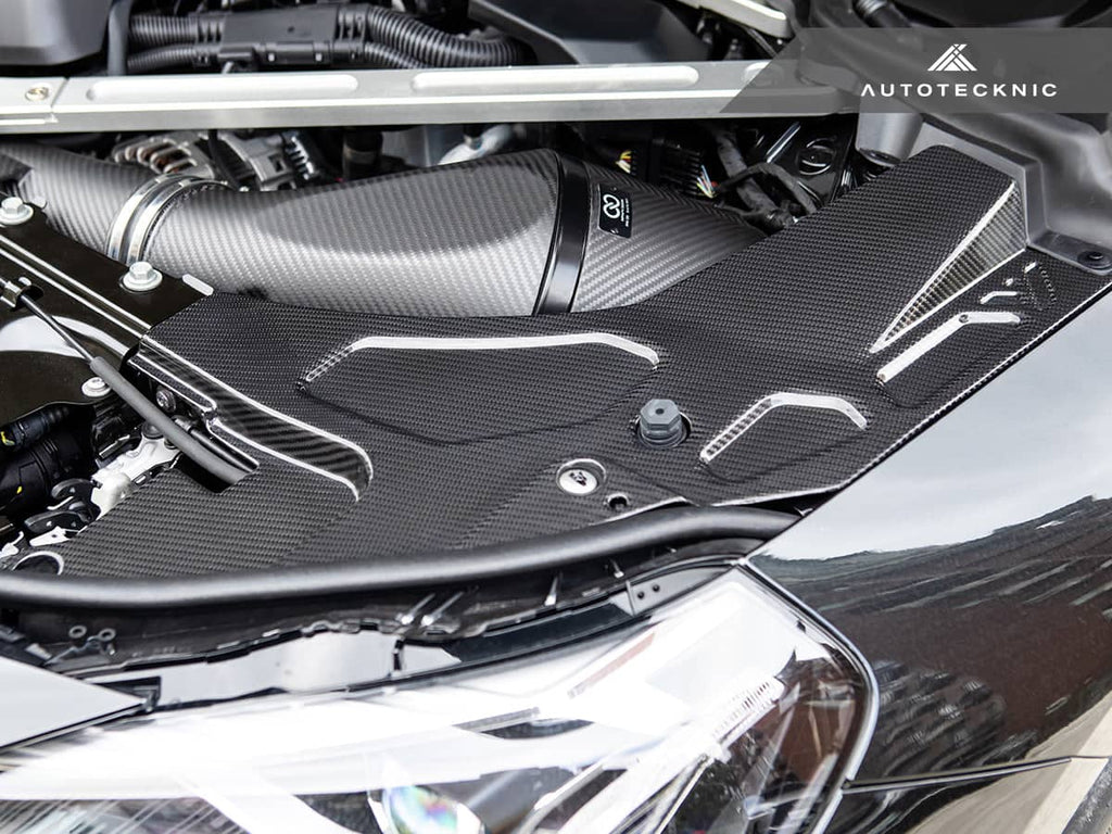 Kies-Motorsports AutoTecknic USA AutoTecknic Dry Carbon Engine Bay Trim Set - G87 M2