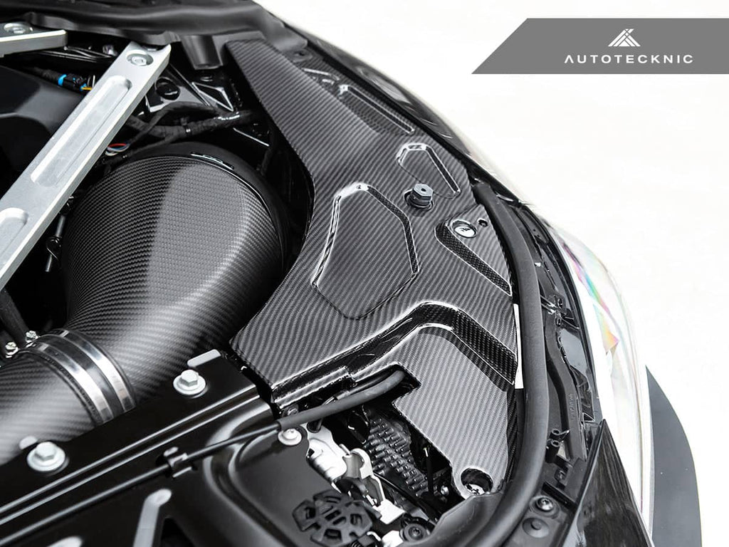 Kies-Motorsports AutoTecknic USA AutoTecknic Dry Carbon Engine Bay Trim Set - G87 M2