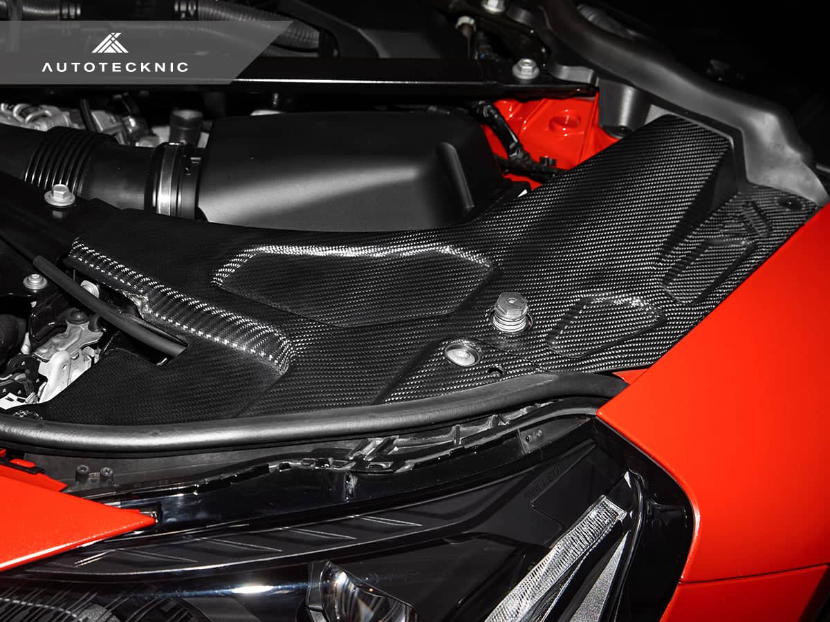Kies-Motorsports AutoTecknic USA AutoTecknic Dry Carbon Engine Bay Trim Set - G87 M2